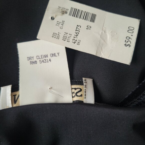 Maurices Little Black Dress Baby Doll Midi Dress, Women’s Sz 10, Velvet, Flowy - Picture 6 of 8